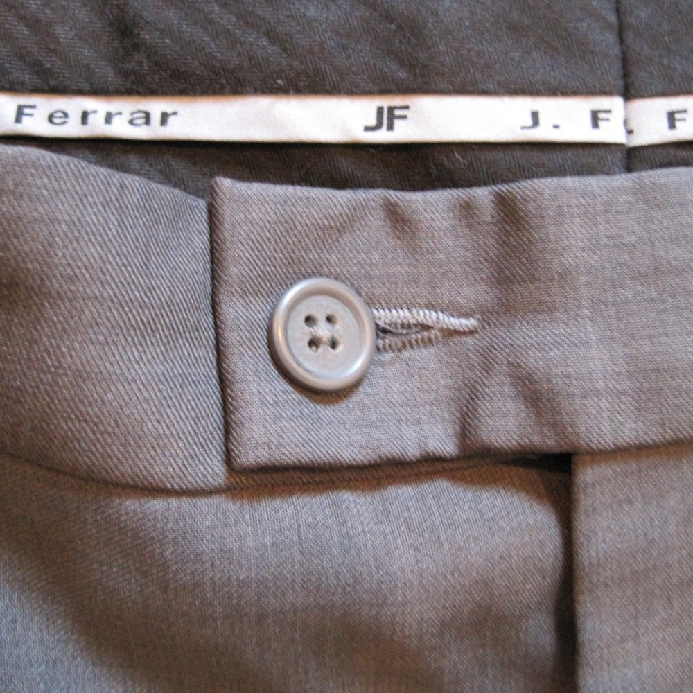 jf j.ferrar gray dress pants size 32W/30L - Picture 7 of 14